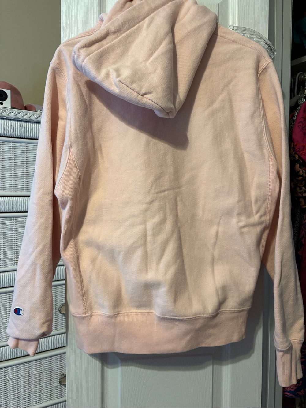 Champion Light Pink Pullover Hoodie - Picture 4 of 5